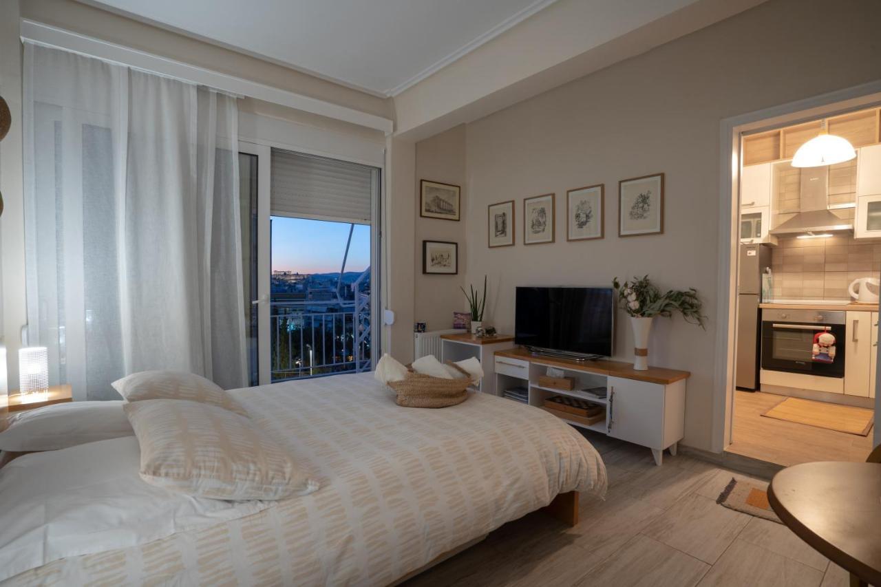 Pagrati 1 Bedroom 2 Persons Apartment By Mps Athena Bagian luar foto